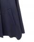 中古・古着 ENFOLD (エンフォルド) FLAT-COLLAR COAT ダークネイビー サイズ:36：30000円