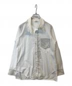 LIMI feuリミフゥ）の古着「デザインカラープリントシャツ　LE-B04-003」｜ホワイト