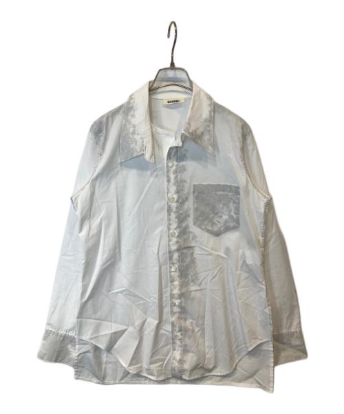 LIMI feu（リミフゥ）LIMI feu (リミフゥ) デザインカラープリントシャツ　LE-B04-003 ホワイト サイズ:2の古着・服飾アイテム