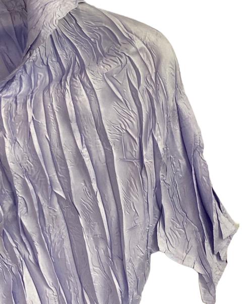 PLEATS PLEASE（プリーツプリーズ）PLEATS PLEASE (プリーツプリーズ) シワ加工1Bシャツ ラベンダー サイズ:3の古着・服飾アイテム