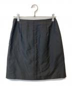 PRADAプラダ）の古着「ナイロン切替スカート 21H743 S162」｜ブラック