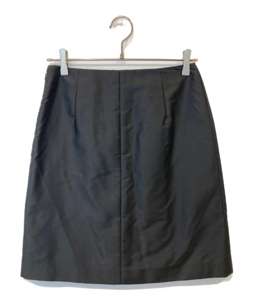 PRADA（プラダ）PRADA (プラダ) ナイロン切替スカート 21H743 S162 ブラック サイズ:38の古着・服飾アイテム