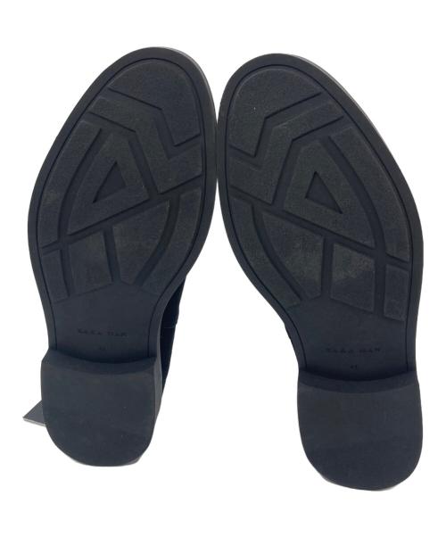 ZARA（ザラ）ZARA (ザラ) サイドゴアブーツ ブラック サイズ:41 未使用品の古着・服飾アイテム