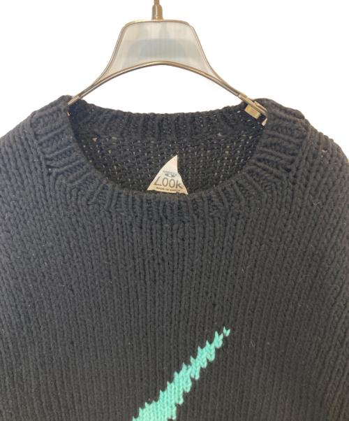 THRIFTY LOOK（スリフティールック）THRIFTY LOOK (スリフティールック) Peru Hand ニット ブラック サイズ:Lの古着・服飾アイテム