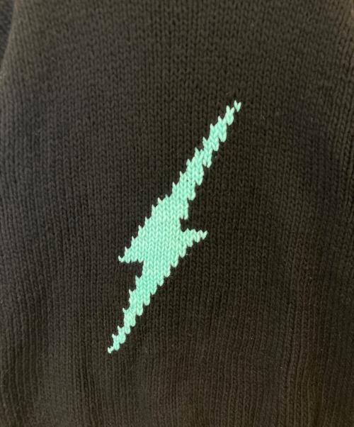 THRIFTY LOOK（スリフティールック）THRIFTY LOOK (スリフティールック) Peru Hand ニット ブラック サイズ:Lの古着・服飾アイテム