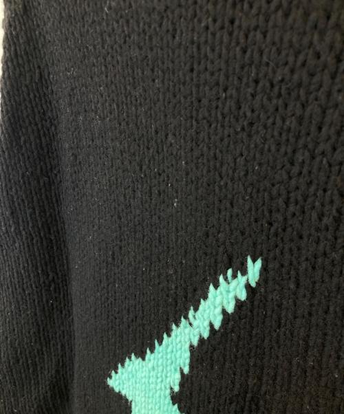THRIFTY LOOK（スリフティールック）THRIFTY LOOK (スリフティールック) Peru Hand ニット ブラック サイズ:Lの古着・服飾アイテム