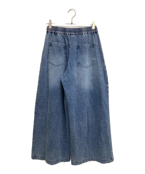 JOURNAL STANDARD relume（ジャーナルスタンダード レリューム）JOURNAL STANDARD relume (ジャーナルスタンダード レリューム) C/R デニムワイドギャザー インディゴ サイズ:38 未使用品の古着・服飾アイテム
