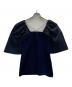 TOGA PULLA (トーガ プルラ) WAFFLE JERSEY TOP ネイビー サイズ:36：7000円