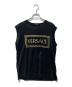 VERSACE（ヴェルサーチェ）の古着「ノースリーブカットソー」｜ブラック