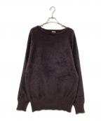 IENAイエナ）の古着「フォックスカシミヤ ボートネックプルオーバー」｜ブラウン