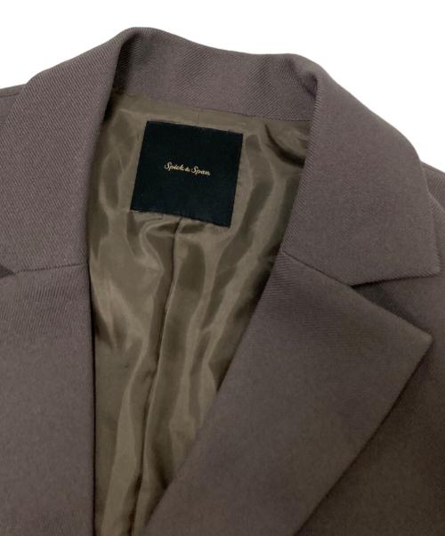 Spick and Span（スピック＆スパン）Spick and Span (スピック＆スパン) ウールライクダブルブレストジャケット カーキ サイズ:36の古着・服飾アイテム