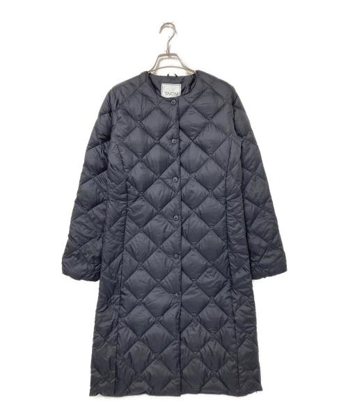 TAION（タイオン）TAION (タイオン) シティ クルーネック ロングダウンコート ブラック サイズ:Mの古着・服飾アイテム