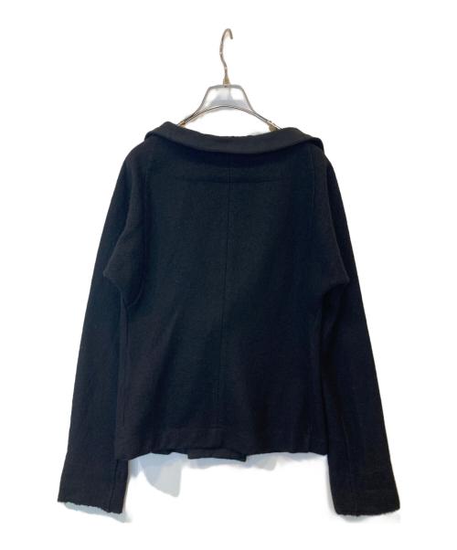 Y's（ワイズ）Y's (ワイズ) ウールスナップボタンニットジャケット　YL-T44-862 ブラック サイズ:2の古着・服飾アイテム