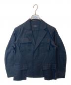 Y'sワイズ）の古着「ミリタリーパチポケジャケット　YR-J15-004」｜ブラック