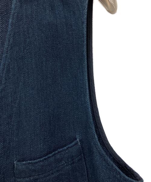 RRL（ダブルアールエル）RRL (ダブルアールエル) ヘリンボーンジレ インディゴ サイズ:Mの古着・服飾アイテム