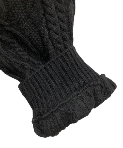 Ameri（アメリ）Ameri (アメリ) SHEER DOCKING LADY LIKE KNIT DRESS ブラック サイズ:Sの古着・服飾アイテム