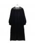 Ameri（アメリ）の古着「SHEER DOCKING LADY LIKE KNIT DRESS」｜ブラック