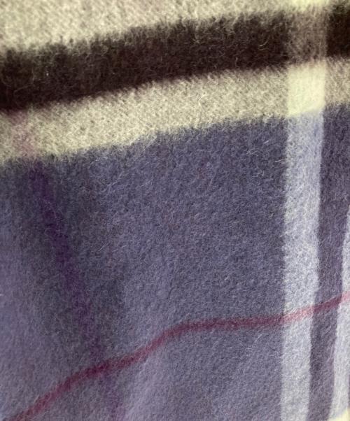 BURBERRY（バーバリー）BURBERRY (バーバリー) カシミヤマフラー パープル サイズ:下記参照の古着・服飾アイテム