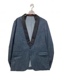 LOVELESS（ラブレス）の古着「デニムタキシードジャケット」｜ブラック