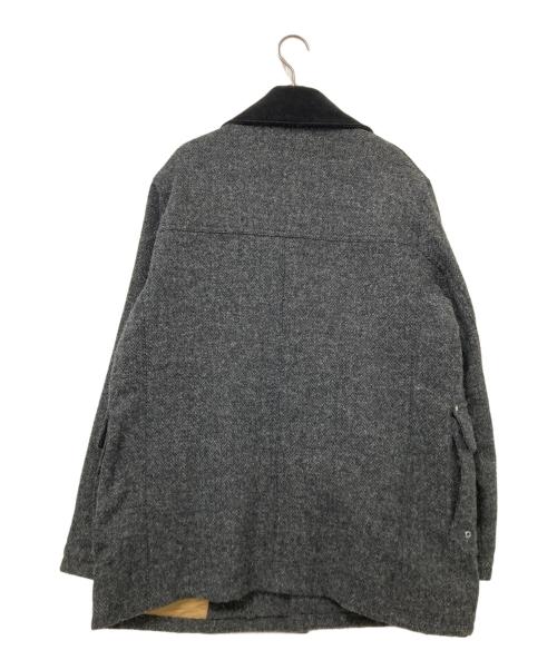 JOURNAL STANDARD TRISECT（ジャーナルスタンダード トライセクト）JOURNAL STANDARD TRISECT (ジャーナルスタンダード トライセクト) Harris Tweed (ハリスツイード) ファイヤーマンコート グレー サイズ:Lの古着・服飾アイテム