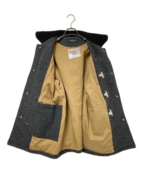 JOURNAL STANDARD TRISECT（ジャーナルスタンダード トライセクト）JOURNAL STANDARD TRISECT (ジャーナルスタンダード トライセクト) Harris Tweed (ハリスツイード) ファイヤーマンコート グレー サイズ:Lの古着・服飾アイテム