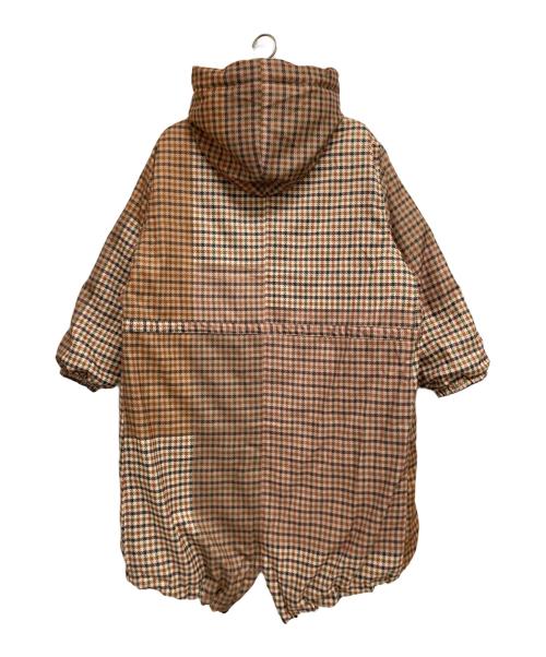 TAION（タイオン）TAION (タイオン) Universal Works (ユニバーサルワークス) リバーシブル ダウン×ボア モッズジャケット ネイビー×ブラウン サイズ:Mの古着・服飾アイテム