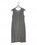 ISSEY MIYAKEイッセイミヤケ）の古着「DRAPE JERSEY-46 DRESS」｜グレー