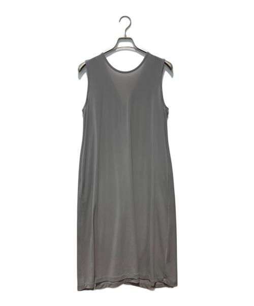 ISSEY MIYAKE（イッセイミヤケ）ISSEY MIYAKE (イッセイミヤケ) DRAPE JERSEY-46 DRESS グレー サイズ:2の古着・服飾アイテム