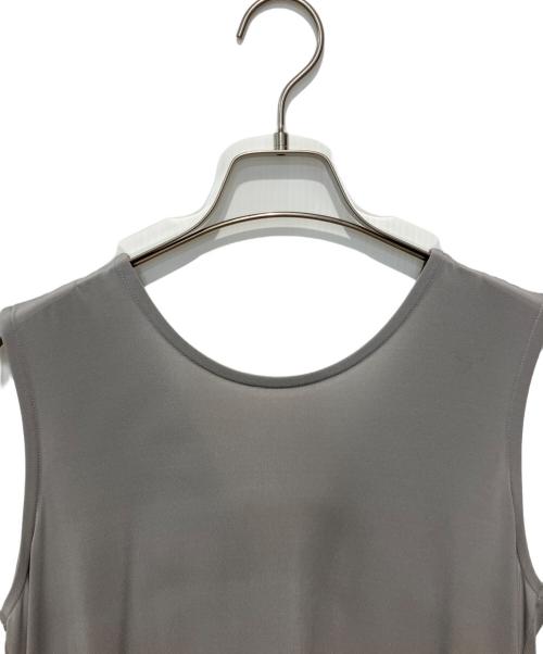 ISSEY MIYAKE（イッセイミヤケ）ISSEY MIYAKE (イッセイミヤケ) DRAPE JERSEY-46 DRESS グレー サイズ:2の古着・服飾アイテム