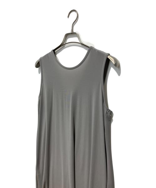 ISSEY MIYAKE（イッセイミヤケ）ISSEY MIYAKE (イッセイミヤケ) DRAPE JERSEY-46 DRESS グレー サイズ:2の古着・服飾アイテム