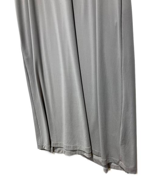 ISSEY MIYAKE（イッセイミヤケ）ISSEY MIYAKE (イッセイミヤケ) DRAPE JERSEY-46 DRESS グレー サイズ:2の古着・服飾アイテム