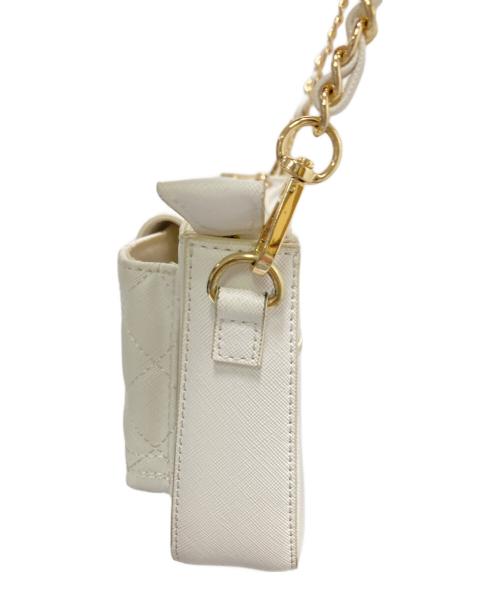 riu（リウ）riu (リウ) キルティングフォンバッグ ホワイト サイズ:下記参照の古着・服飾アイテム