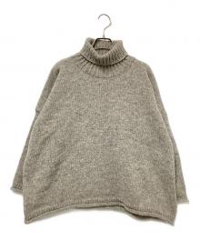 utilite（ユティリテ）の古着「ペルーニットタートルネックプルオーバー」｜ベージュ