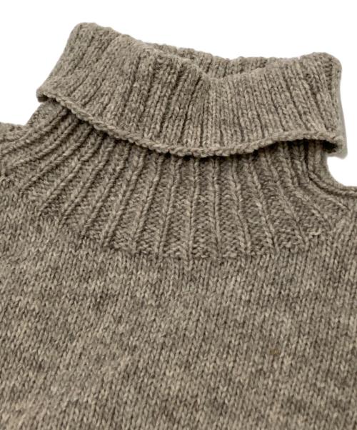 utilite（ユティリテ）utilite (ユティリテ) ペルーニットタートルネックプルオーバー ベージュ サイズ:下記参照の古着・服飾アイテム