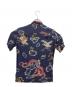 RRL (ダブルアールエル) TROPICAL PRINT HAWAIIAN SHIRTS ネイビー サイズ:XS：24000円