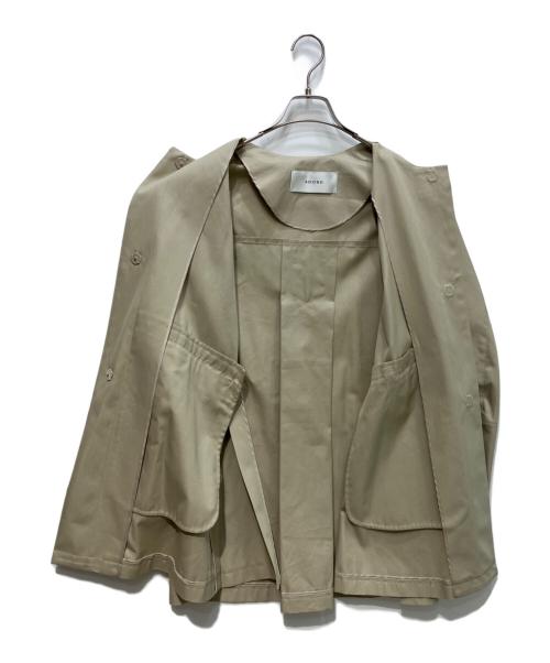ADORE（アドーア）ADORE (アドーア) コットンギャバジャケット ベージュ サイズ:38の古着・服飾アイテム