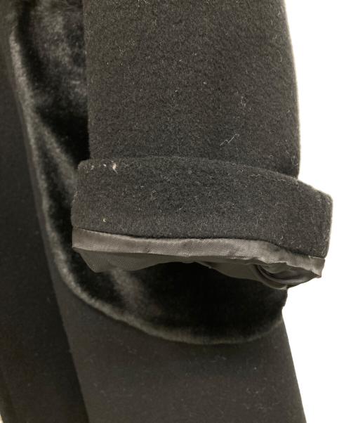 TOMORROW LAND collection（トゥモローランドコレクション）TOMORROW LAND collection (トゥモローランドコレクション) シャルムビーバーステンフードコート ブラック サイズ:36の古着・服飾アイテム