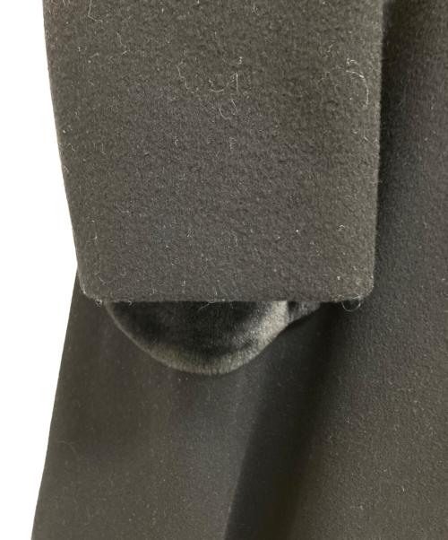 TOMORROW LAND collection（トゥモローランドコレクション）TOMORROW LAND collection (トゥモローランドコレクション) シャルムビーバーステンフードコート ブラック サイズ:36の古着・服飾アイテム