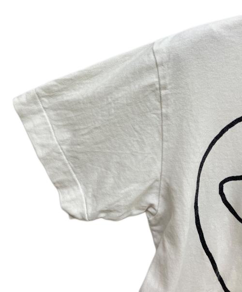 PLAY COMME des GARCONS（プレイコムデギャルソン）PLAY COMME des GARCONS (プレイコムデギャルソン) ハートプリントTシャツ ホワイト サイズ:XSの古着・服飾アイテム