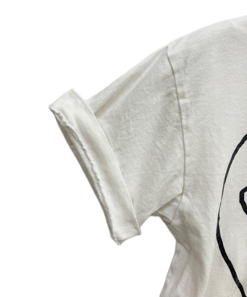 PLAY COMME des GARCONS（プレイコムデギャルソン）PLAY COMME des GARCONS (プレイコムデギャルソン) ハートプリントTシャツ ホワイト サイズ:XSの古着・服飾アイテム
