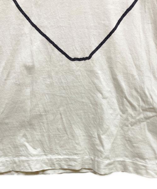 PLAY COMME des GARCONS（プレイコムデギャルソン）PLAY COMME des GARCONS (プレイコムデギャルソン) ハートプリントTシャツ ホワイト サイズ:XSの古着・服飾アイテム
