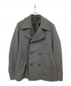 DOLCE & GABBANAドルチェ＆ガッバーナ）の古着「カシミヤ混ドッキングPコート」｜グレー
