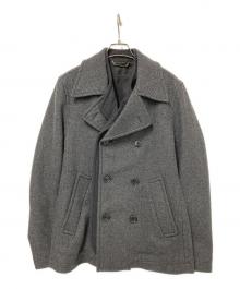 DOLCE & GABBANA（ドルチェ＆ガッバーナ）の古着「カシミヤ混ドッキングPコート」｜グレー