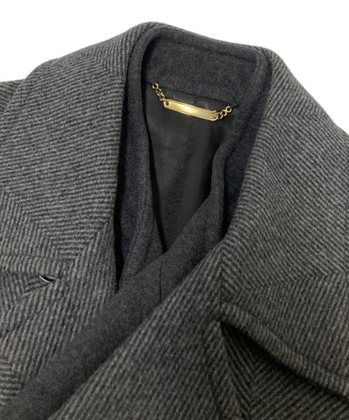 DOLCE & GABBANA（ドルチェ＆ガッバーナ）DOLCE & GABBANA (ドルチェ＆ガッバーナ) カシミヤ混ドッキングPコート グレー サイズ:46の古着・服飾アイテム