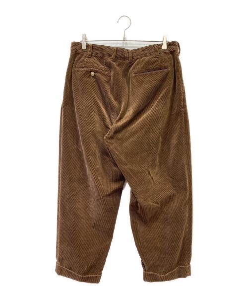BEAMS PLUS（ビームスプラス）BEAMS PLUS (ビームスプラス) 2Pleats Corduroy ブラウン サイズ:Lの古着・服飾アイテム