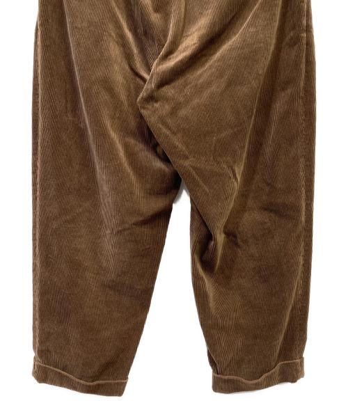 BEAMS PLUS（ビームスプラス）BEAMS PLUS (ビームスプラス) 2Pleats Corduroy ブラウン サイズ:Lの古着・服飾アイテム