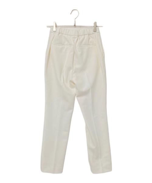 M-premierBLACK（エムプルミエブラック）M-premierBLACK (エムプルミエブラック) センタープレススティックパンツ ホワイト サイズ:34の古着・服飾アイテム