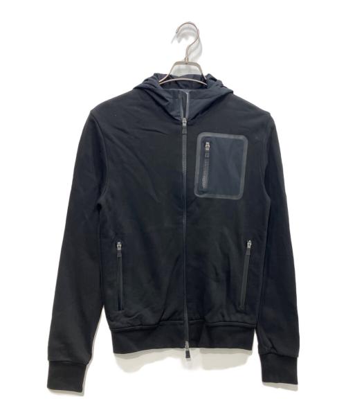 HERNO（ヘルノ）HERNO (ヘルノ) Laminar ハイブリッドジップフーディ ブラック サイズ:44の古着・服飾アイテム