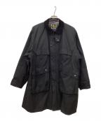 Barbour×KAPTAIN SUNSHINEバブアー×キャプテンサンシャイン）の古着「Stand collar Traveller coat」｜ブラック