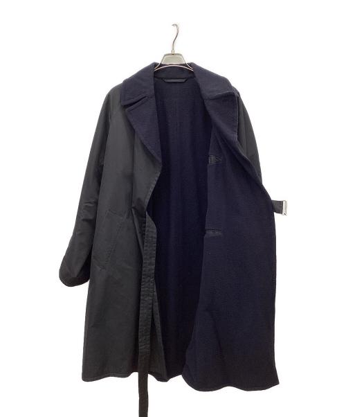 COMOLI（コモリ）COMOLI (コモリ) タイロッケンコート ブラック×ネイビー サイズ:2の古着・服飾アイテム